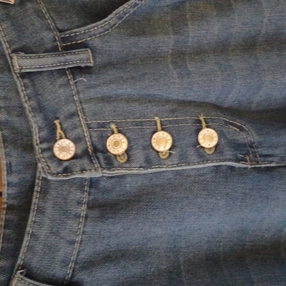 Vintage Wide Leg Button Fly Jeans - Picture 3 of 6